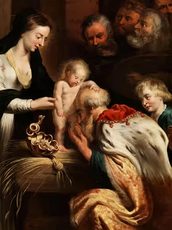Adorazione - dei, Magi, dettaglio